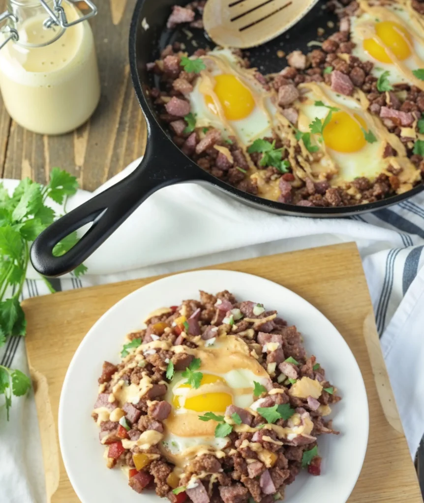 Canned corn beef breakfast recipes with no potatoes