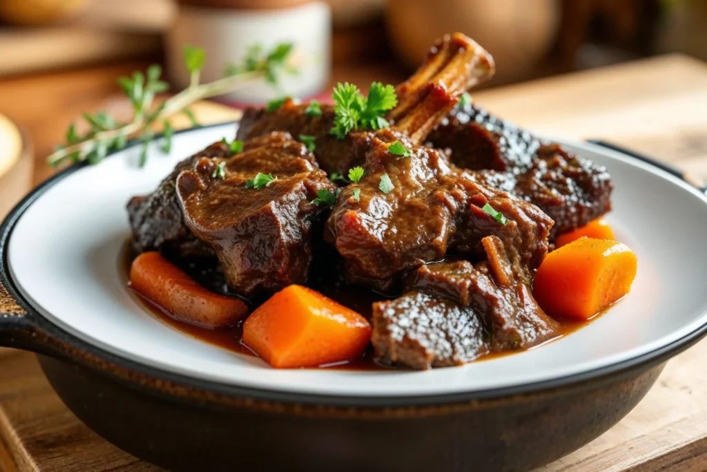 beef short ribs recipe seasoned with oxtail seasoning